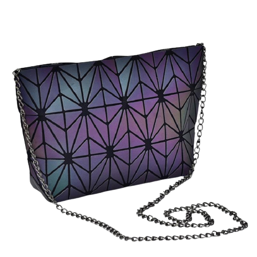 Geantă Geometrică Fosforescentă Damă PREMIUM