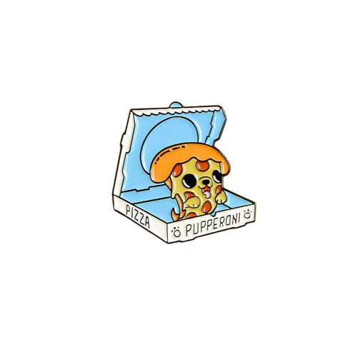 Pin Cățeluș Pizza "Pupperoni"