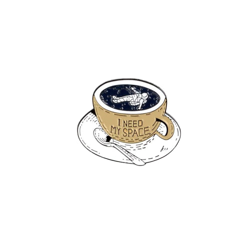 Pin "Am nevoie de spațiu"