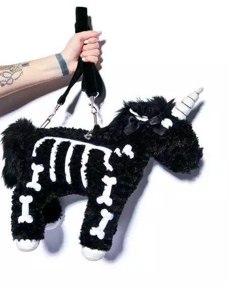 Geantă De Umăr Unicorn Schelet