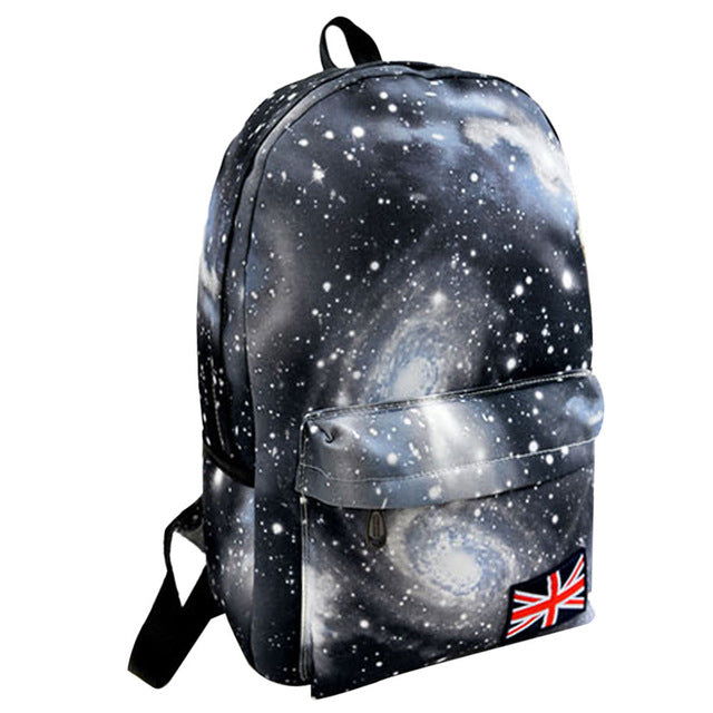 Ghiozdan Școală Imprimeu Galaxie