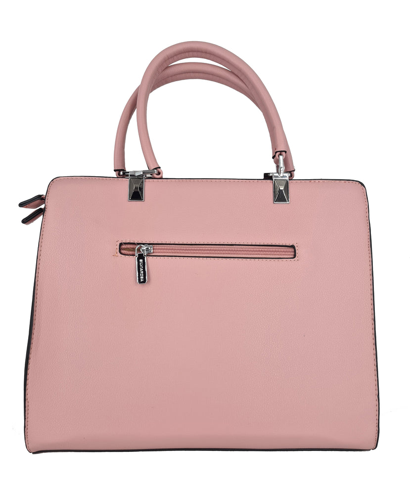 Geantă De Umăr/Mână Damă "Silvia Rosa" - Roz Pudrat