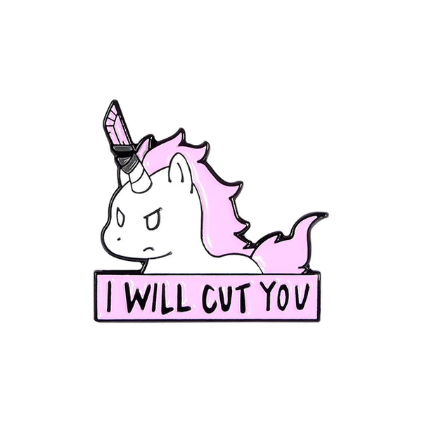 Pin Unicorn ,, I will cut you''