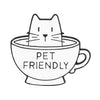 Pin ,,Pet Friendly White''