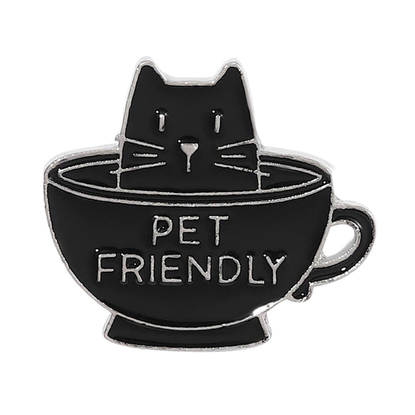 Pin ,,Pet Friendly Black''