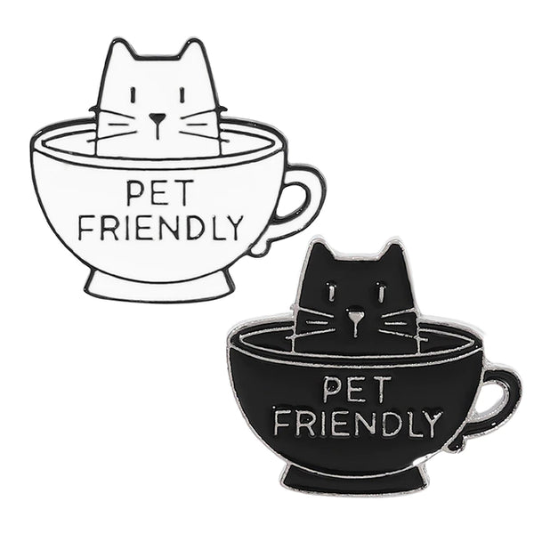 Pin ,,Pet Friendly Black''