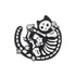 Pin "Cat skeleton"