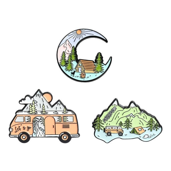 Set Pin-uri Camping