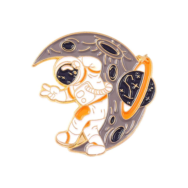 Pin Cosmonaut pe Luna