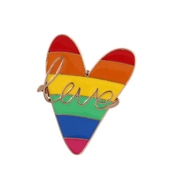 Pin Inima Rainbow