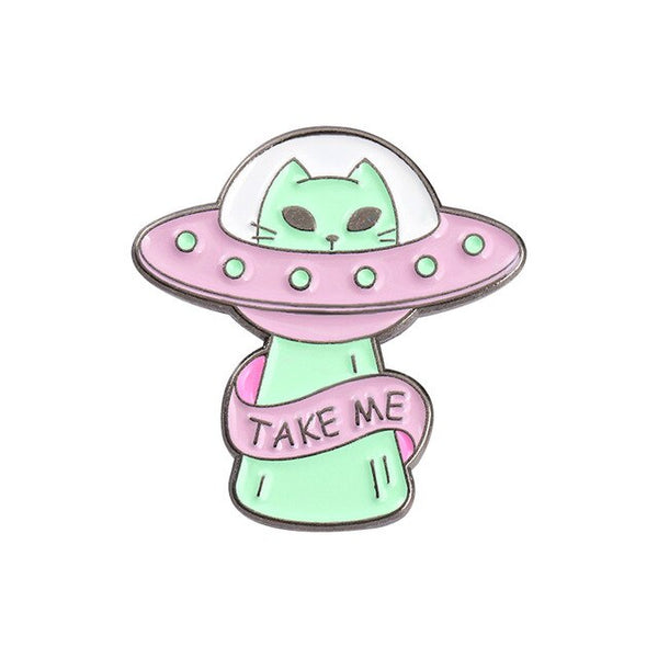 Pin Pisica "Take Me"