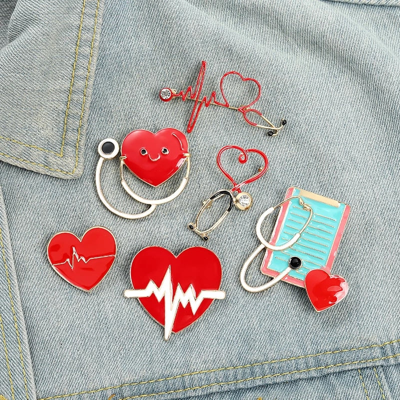 Pin Nurse Heart