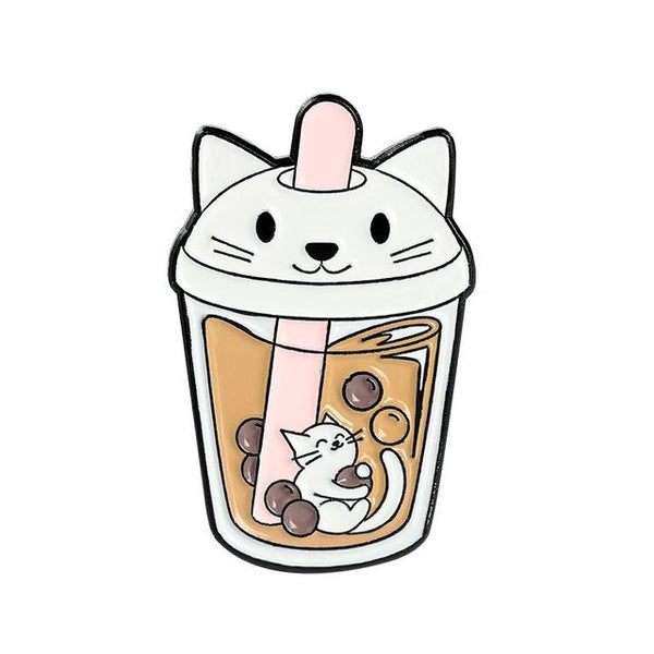 Pin ,, Cat Bublle Tea''