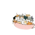 Pin ,,Pisica funny '' ( acril )