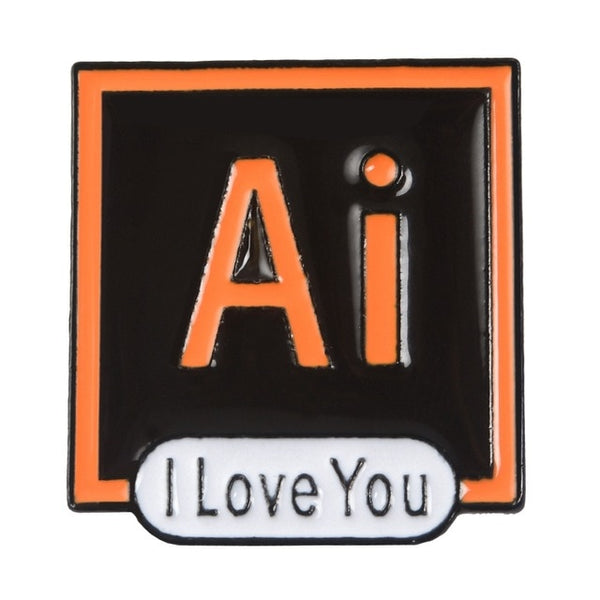 Pin "I Love Adobe Illustrator"