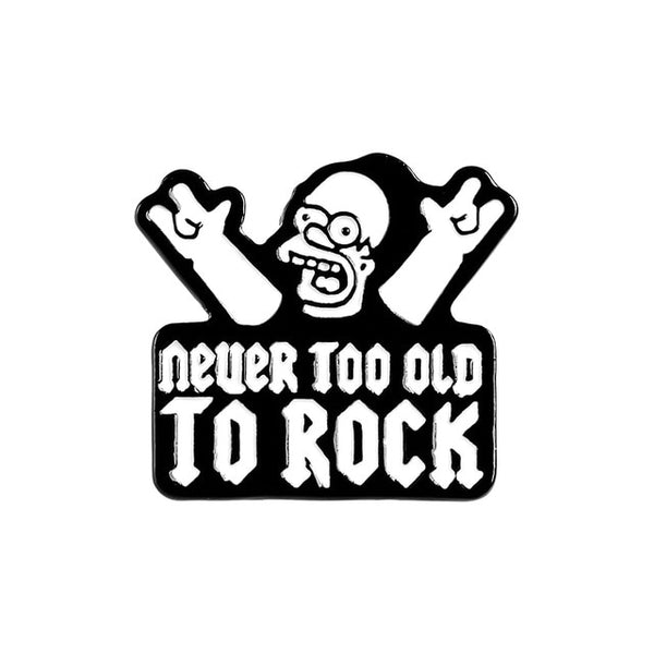 Pin "Never Too Old To Rock" (EDIȚIE LIMITATĂ)