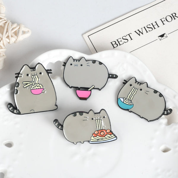 Pinuri Pisicuța Pusheen (set 4 buc.)