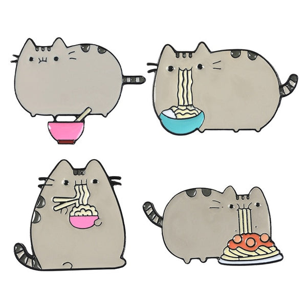 Pinuri Pisicuța Pusheen (set 4 buc.)