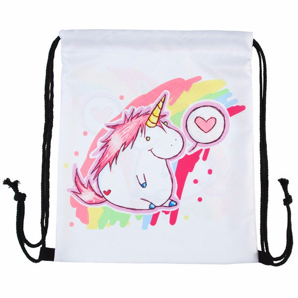 Ghiozdan Sac Multicoloră Unicorni & Pisici