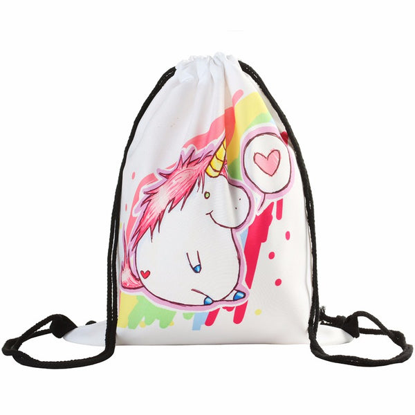 Ghiozdan Sac Multicoloră Unicorni & Pisici