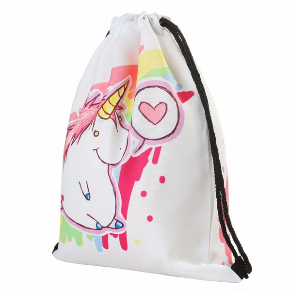 Ghiozdan Sac Multicoloră Unicorni & Pisici