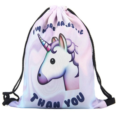 Ghiozdan Sac Multicoloră Unicorni & Pisici